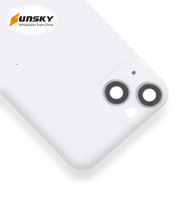 Glass Battery Back Cover with Flash Bracket + Wireless Charging Module — Back Covers