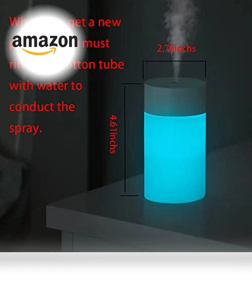 Mini Humidifier with 7 Color LED — Air Moisturizers, HOTFFISH