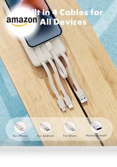 Portable Charger with Built-in Cables — Charging Solutions, Dong guan Utopia-Originality Technology Co., Ltd