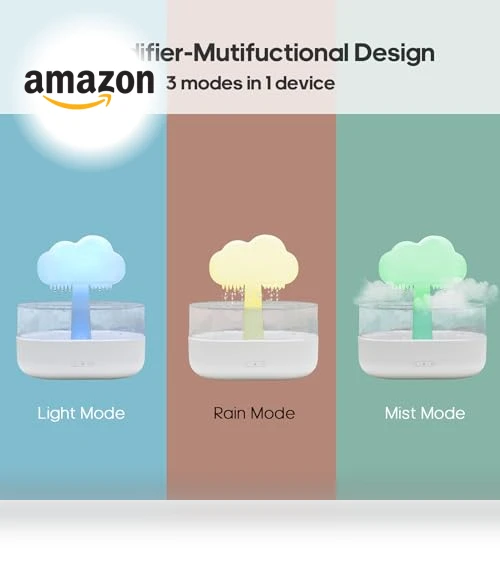 Rain Cloud Humidifier Water Drip — Air Moisturizers, Rican