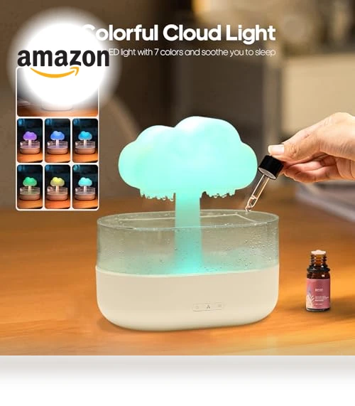 Rain Cloud Humidifier Water Drip — Air Moisturizers, Rican