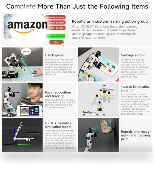 Robot Arm ROS Virtual Machine Controller — Security & Surveillance Robots, Yahboom