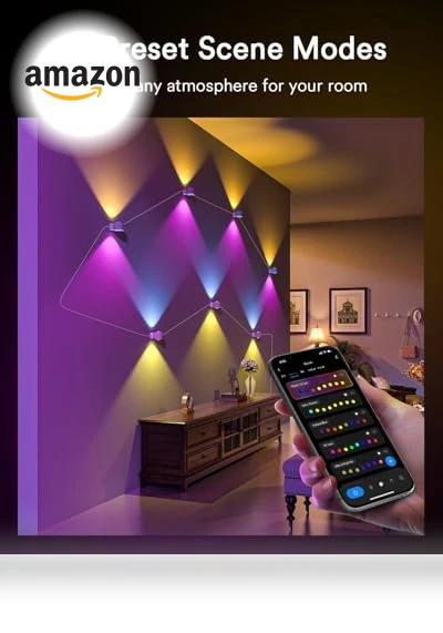 Smart Wall Sconces — LED Strips, Lumary