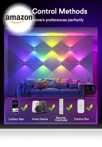 Smart Wall Sconces — LED Strips, Lumary