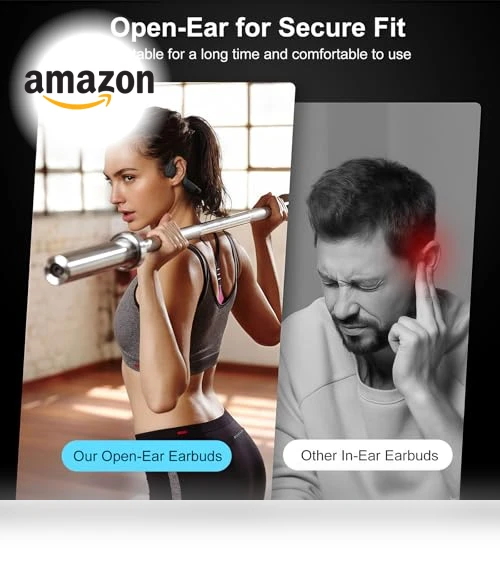 Wireless Open-Ear Sports Headphones — Headphones, SHINYMOMO