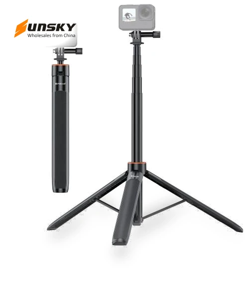 1.4m Action Camera Selfie Stick Tripod — Selfie Sticks, PULUZ
