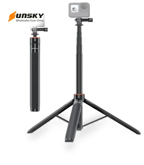 1.4m Action Camera Selfie Stick Tripod — Selfie Sticks, PULUZ