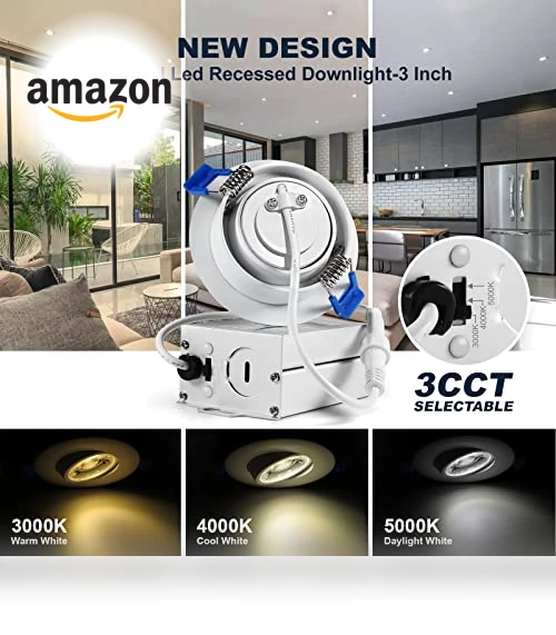 3 Inch Gimbal LED Recessed Light — Kits, Sublimation