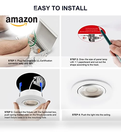 3 Inch Gimbal LED Recessed Light — Kits, Sublimation