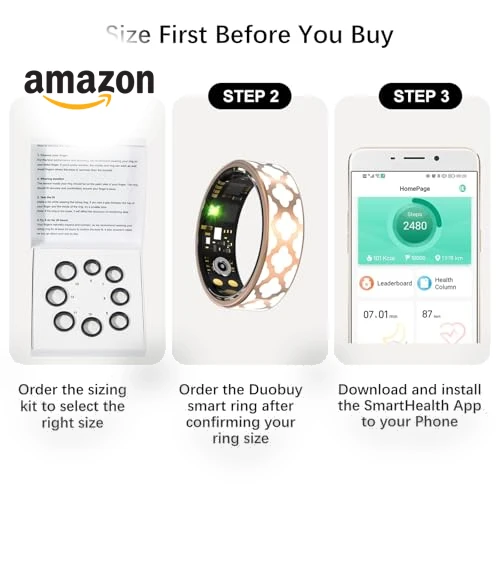 Health Tracker Ring — Smartwatches, Duobuy