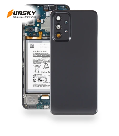 Original Battery Back Cover with Camera Lens Cover — Back Covers, Samsung