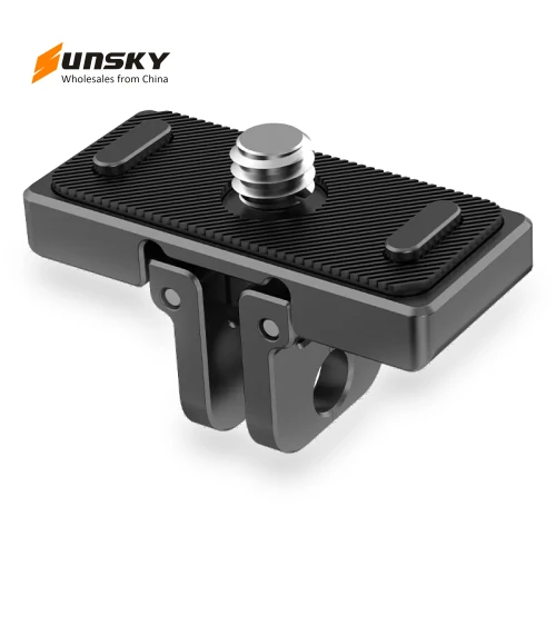 Quick Release 1/4 inch Folding Base — Tripod Mount Rings, PULUZ