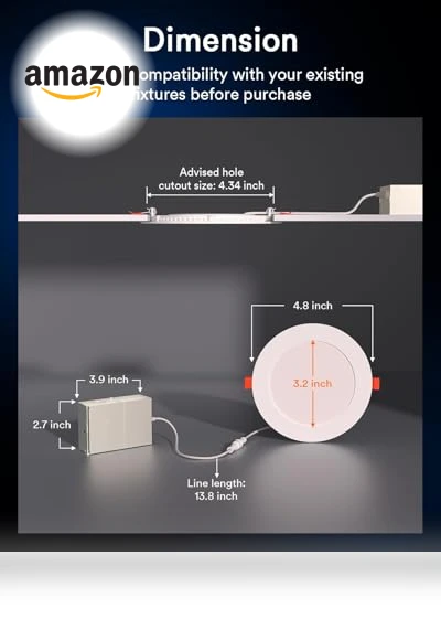 Smart WiFi Recessed Lights — Under-Cabinet Lights, Lumary