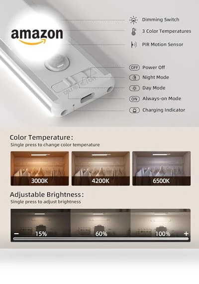 134 LED Under Cabinet Lights — Under-Cabinet Lights, EZVALO