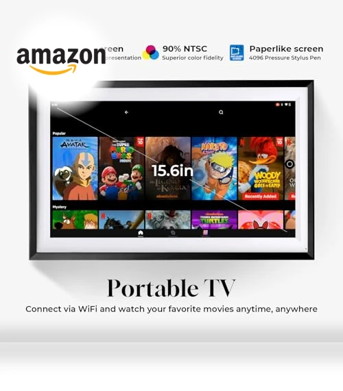 15.6" Wall Digital Calendar & Smart Display — Digital Frames, Changing