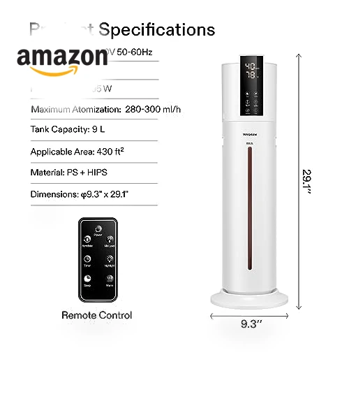 9L Air Humidifier — Air Moisturizers, VIVOSUN