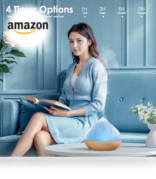 Aroma Diffuser with Essential Oils Set — Air Moisturizers, Dynooper