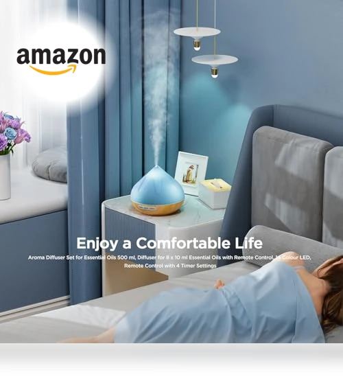 Aroma Diffuser with Essential Oils Set — Air Moisturizers, Dynooper