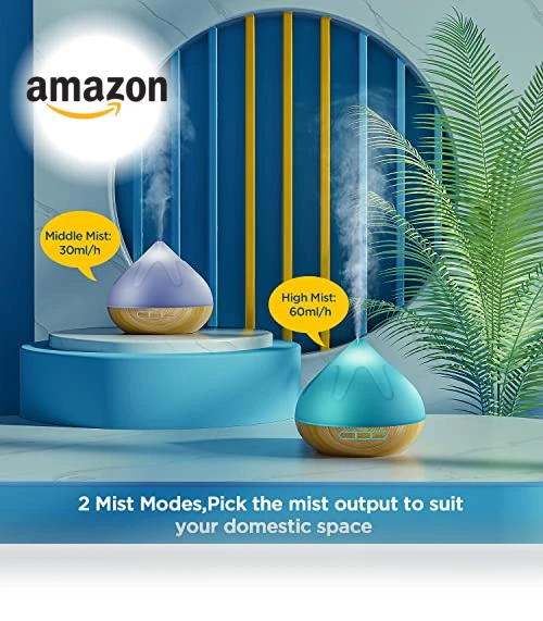 Aroma Diffuser with Essential Oils Set — Air Moisturizers, Dynooper