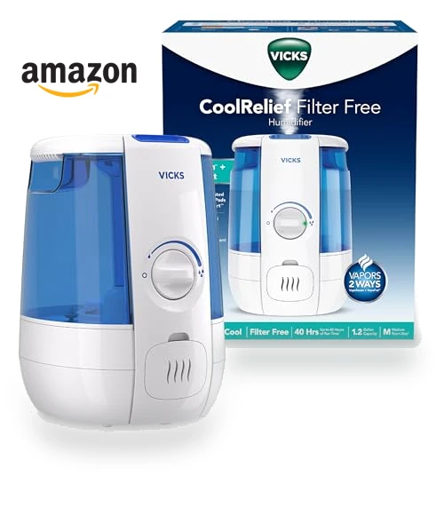 CoolRelief Cool Mist Humidifier — Air Moisturizers, Vicks