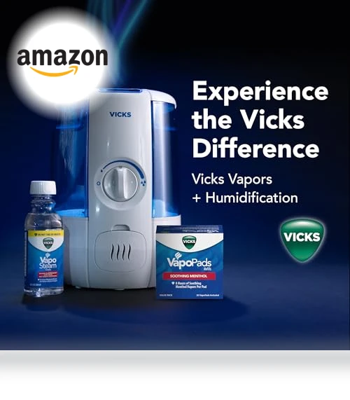 CoolRelief Cool Mist Humidifier — Air Moisturizers, Vicks