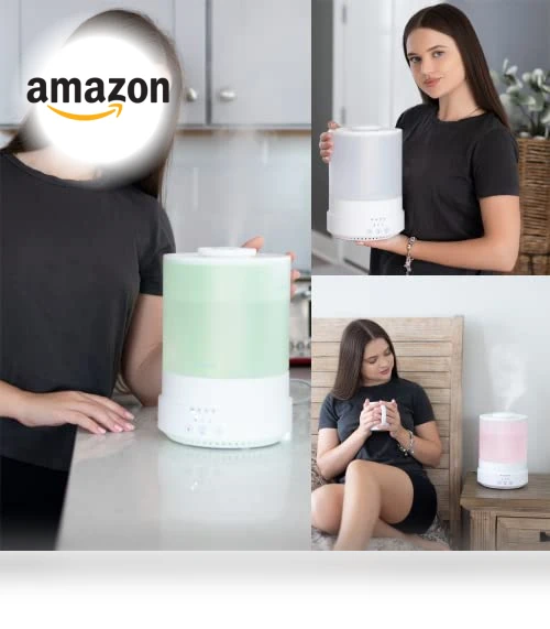 Essential Oil Diffuser Aroma Humidifier — Air Moisturizers, BlueHills