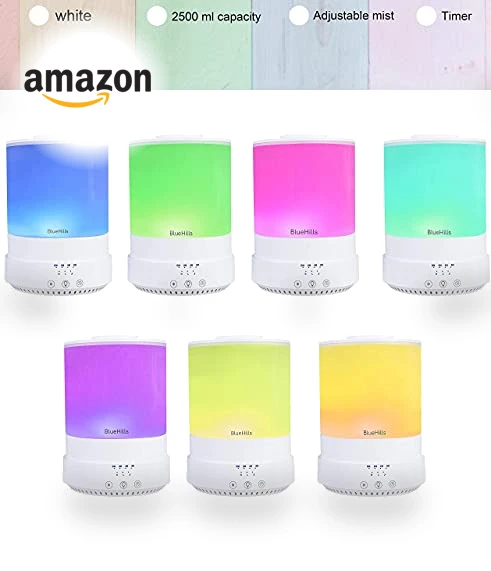 Essential Oil Diffuser Aroma Humidifier — Air Moisturizers, BlueHills