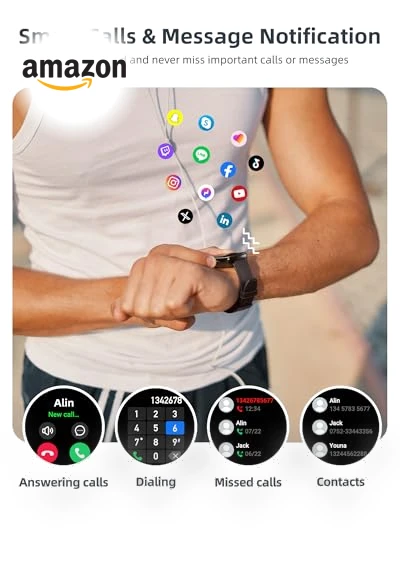 Fitness Tracker with Heart Rate Monitor — Smartwatches, Parsonver