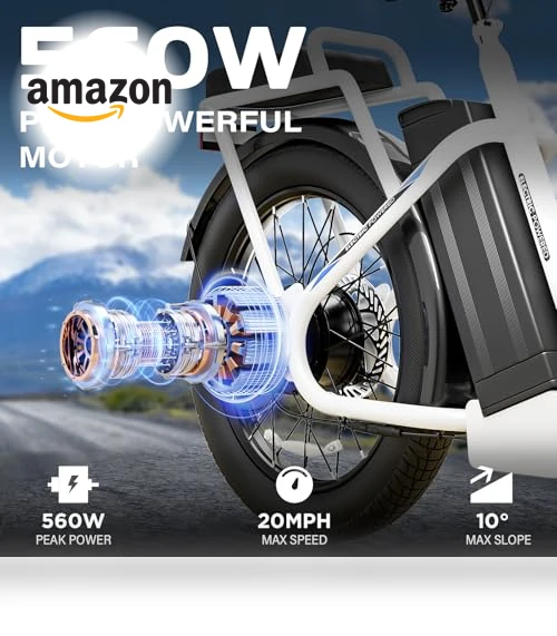 Peak 1200W Electric Scooter with Seat — Electric Self-Balancing Scooters, Caroma