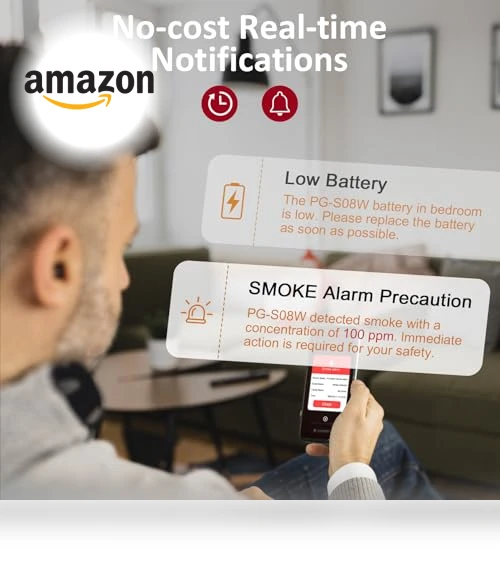 Smart WiFi Wireless Smoke Detector — Smoke Detectors, Deller