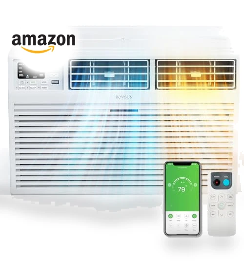 Through the Wall Air Conditioner with Heat — Wall, ROVSUN