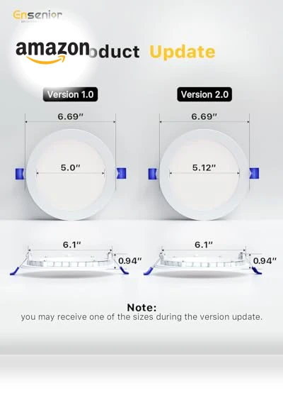 16 Pack 6 Inch LED Recessed Ceiling Light — Kits, Ensenior