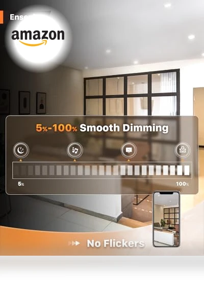 6 Inch LED Recessed Ceiling Light — Kits, Ensenior