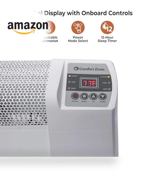 Digital Baseboard Heater — Portable Heating Solutions, Comfort Zone