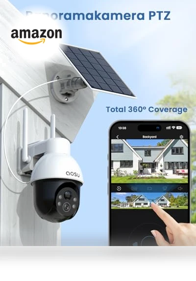 Solar Security Cameras System Wireless Outdoor — Security Cameras, AOSU