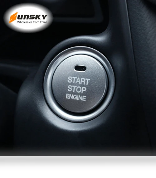 3D Aluminum Alloy Engine Start Stop Push Button Cover Trim Decorative Sticker — Car Stickers & Decals