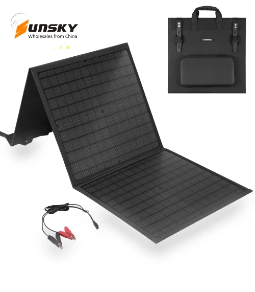 60W Foldable Solar Panel Charger — Solar Chargers, HAWEEL