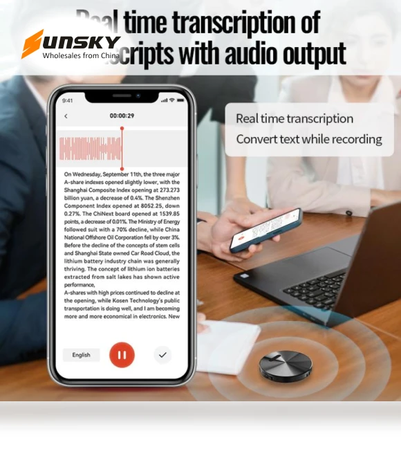 Portable Smart AI Magnetic Recorder — Portable Audio Recorders, JNN