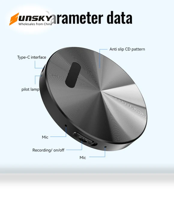 Portable Smart AI Magnetic Recorder — Portable Audio Recorders, JNN