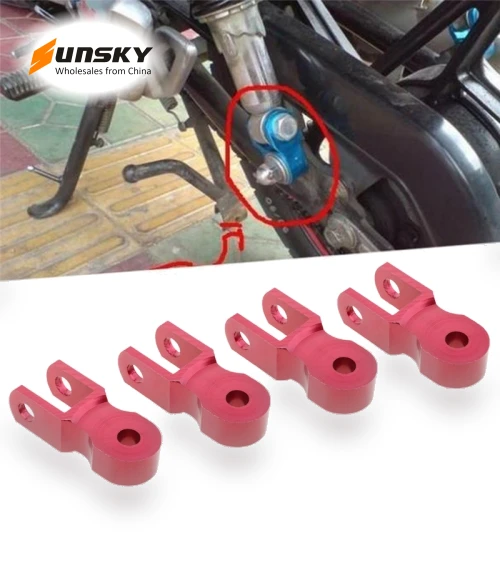 Shock Absorber Extender Height Extension for Motorcycle — Swing Arm Spools
