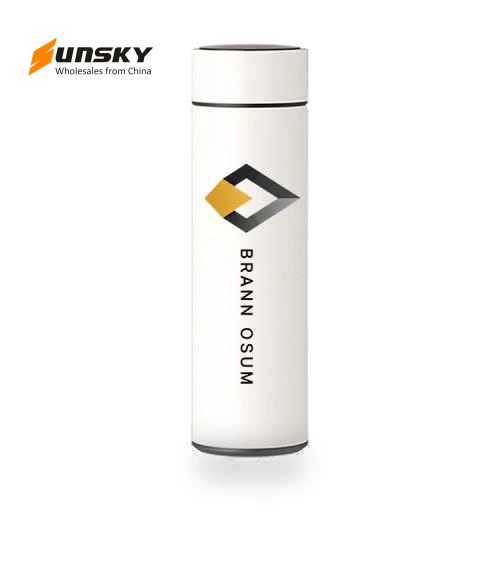 Smart Temperature Display Stainless Steel Thermos Cup — Travel Drinkware