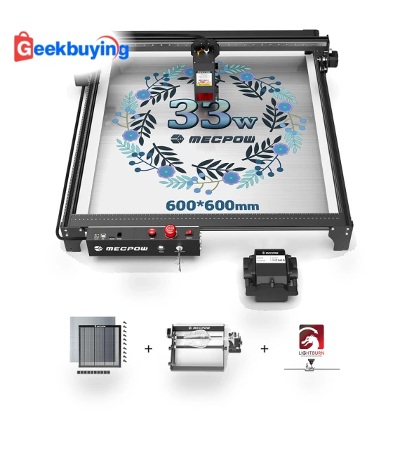 X5 Pro 33W Laser Engraver Kit — Engraving Equipment & Accessories, Mecpow