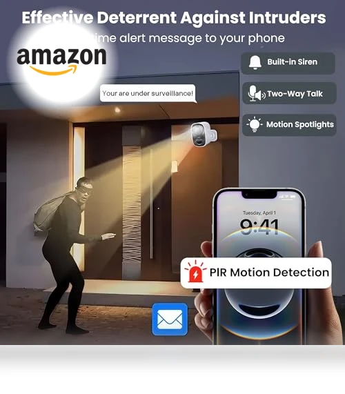 2K Security Camera Wireless Outdoor — Security Cameras, HITELLARCAM