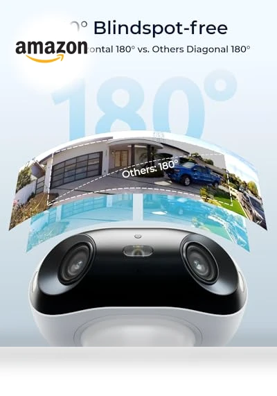 Argus 4 Pro Home Security Camera with Solar Panel, Reolink