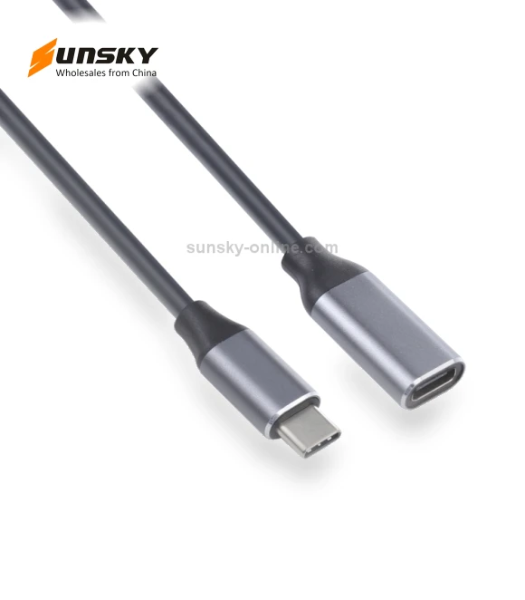 USB-C Male to USB-C Female Adapter Cable — USB