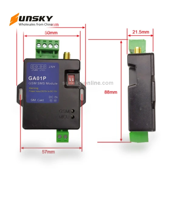 Mini Smart Power-off GSM SMS Phone Alarm Module — Smart Home Security