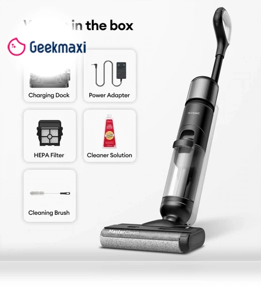 Cordless Vacuum and Mop with Self-Cleaning — Built-In Vacuum Systems, Ultenic
