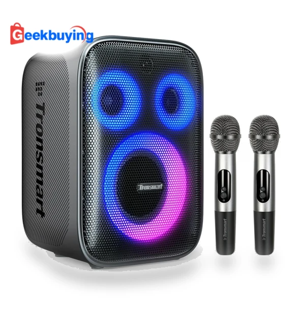 Karaoke Party Speaker with Wireless Microphones — Portable Audio, Tronsmart