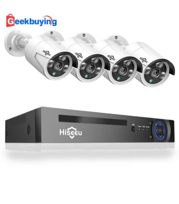 POE Security Camera System — Security Cameras, Hiseeu