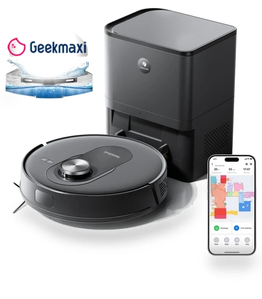 Robot Vacuum and Mop Combo with Self-emptying Station — Smart Cleaning Robots, Proscenic